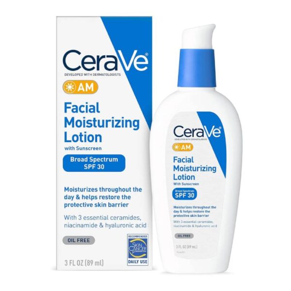Face lotion for acne prone skin