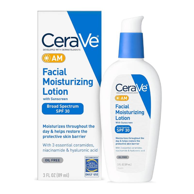 Face lotion for acne prone skin